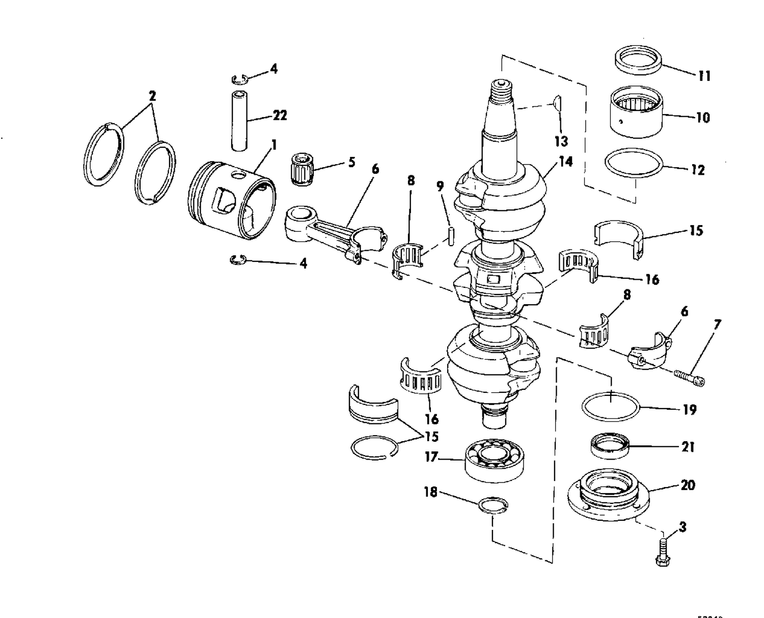 CRANKSHAFT & PISTON