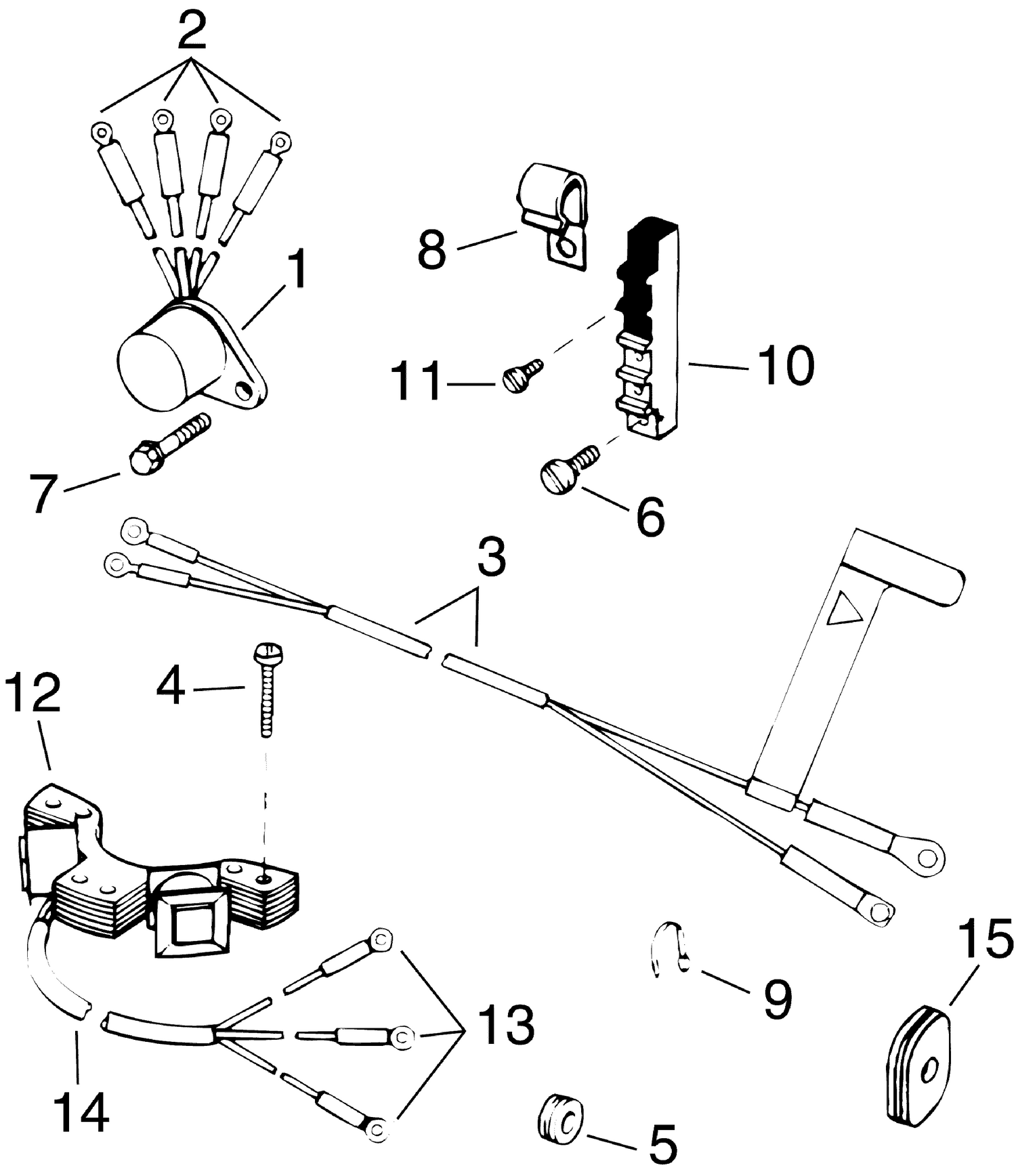 BATTERY CHARGING KIT - 6,8 HP (2-Stroke)