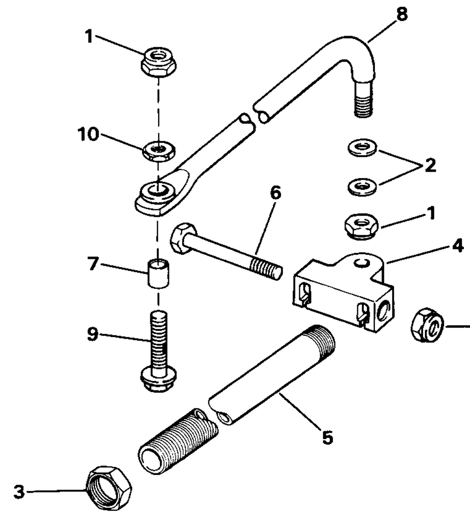 DUAL CABLE STEERING CONNECTOR KIT-PARALLEL ENTRY