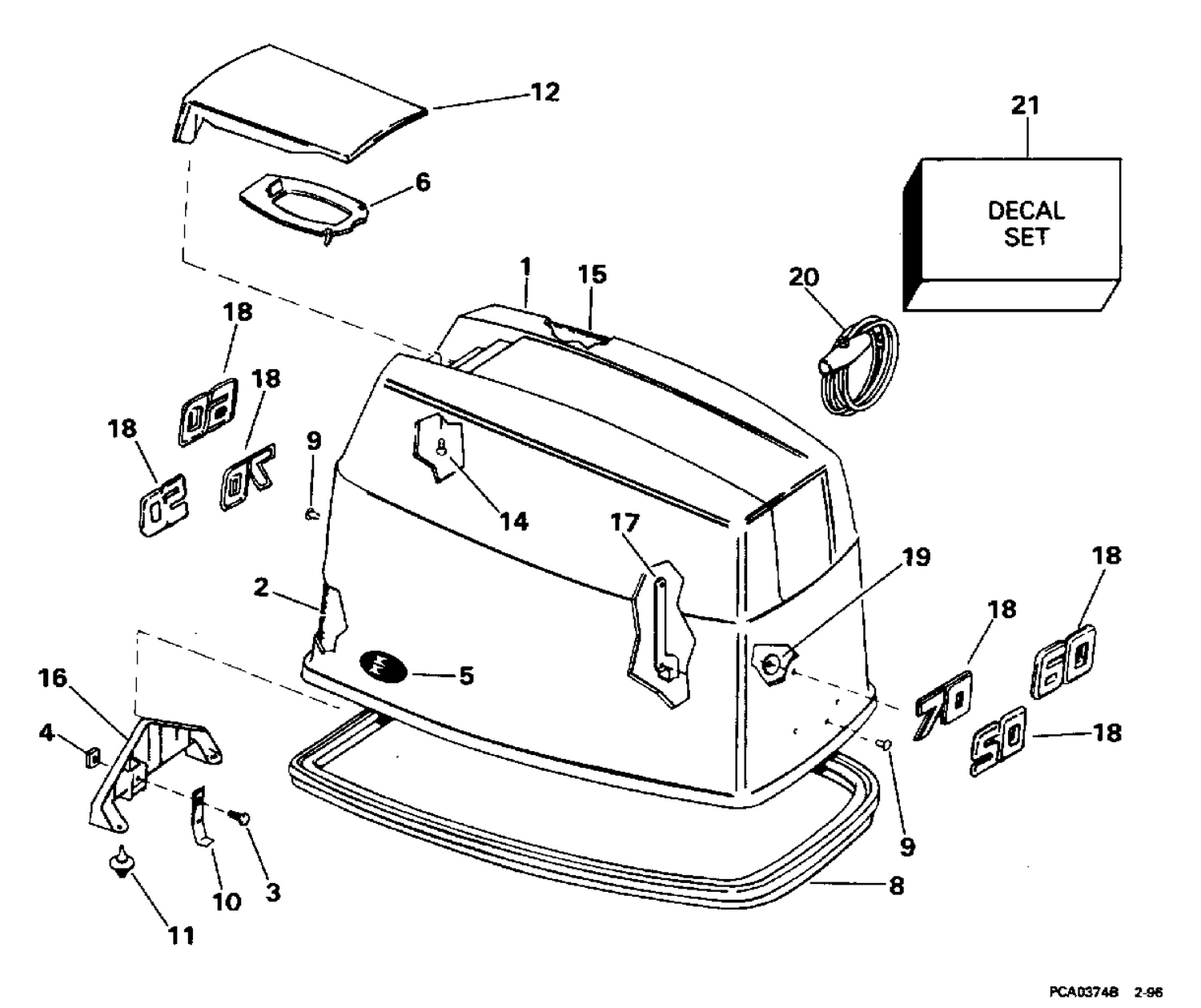 ENGINE COVER - EVINRUDE