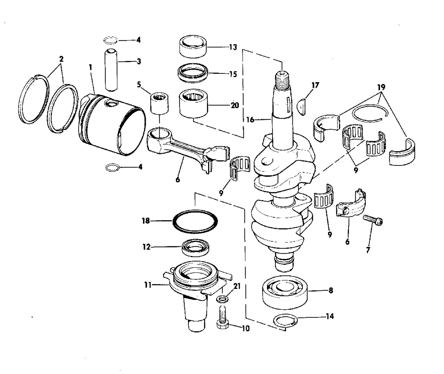 CRANKSHAFT & PISTON