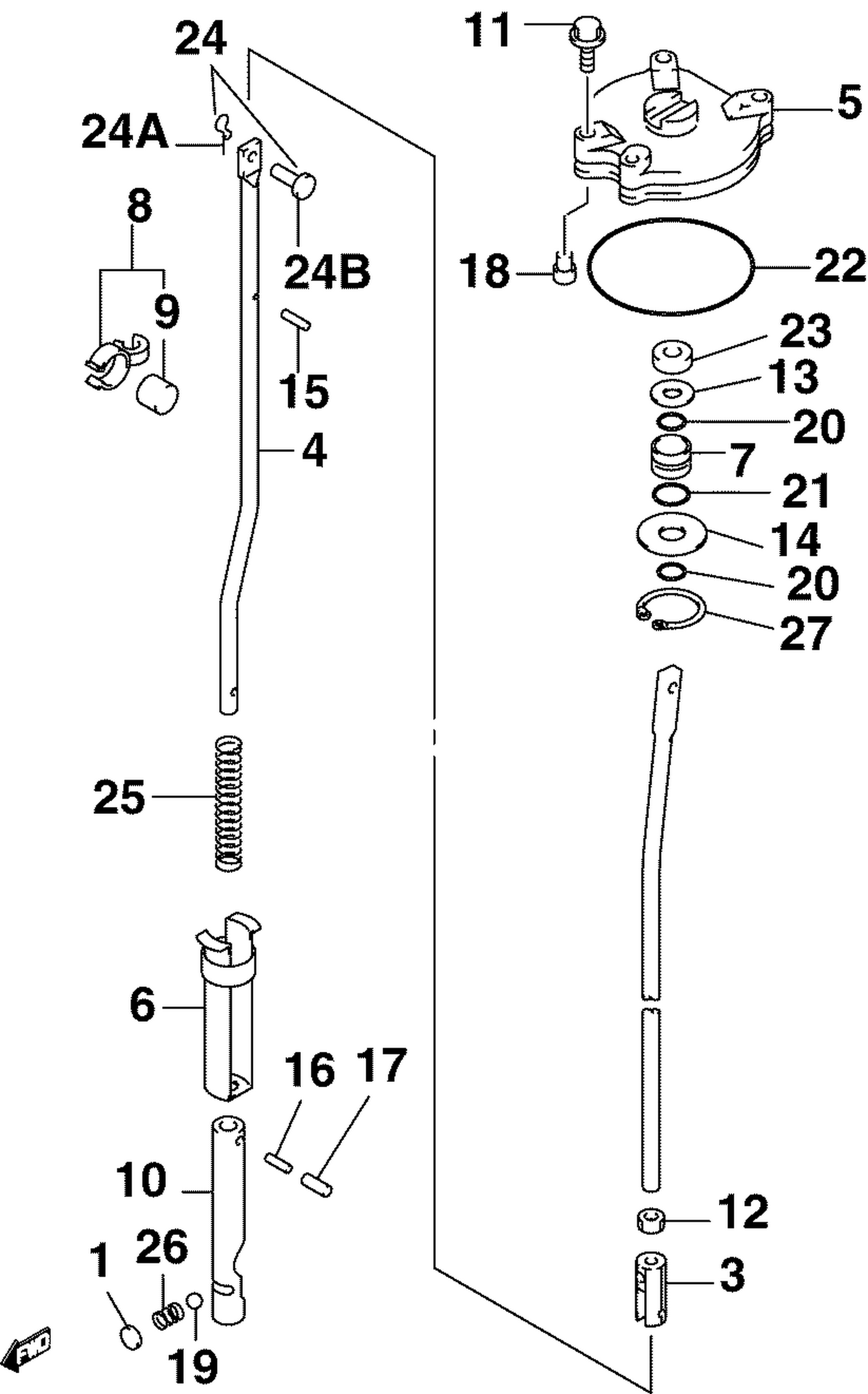 SHIFT ROD LINKAGE