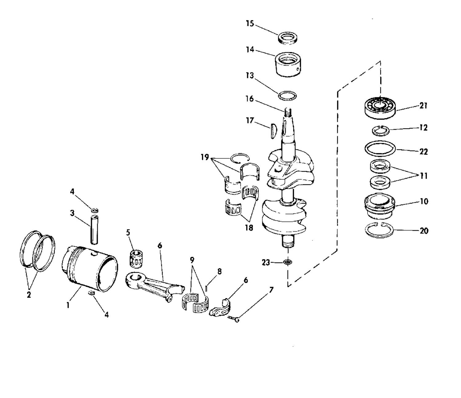 CRANKSHAFT & PISTON