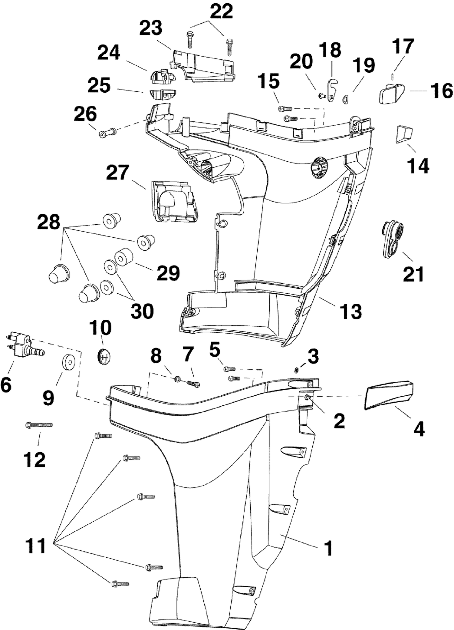 LOWER ENGINE COVER