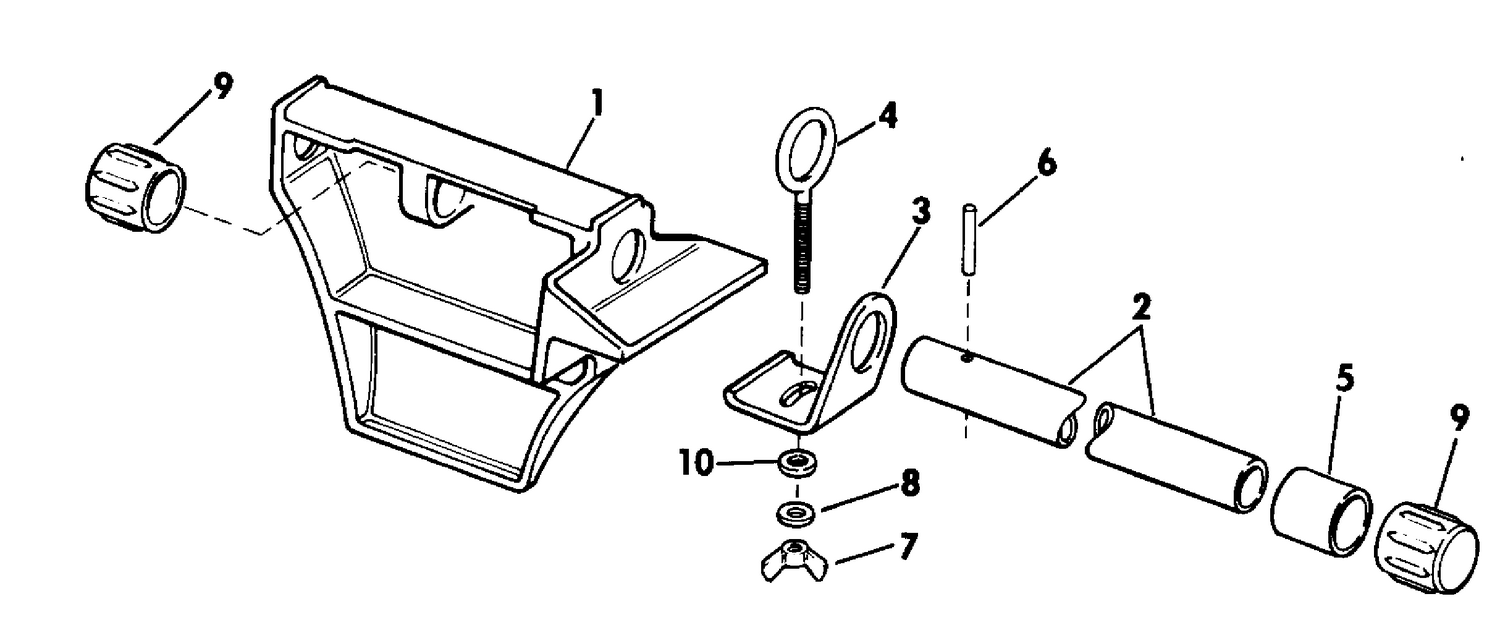 CANOE MOTOR BRACKET KIT