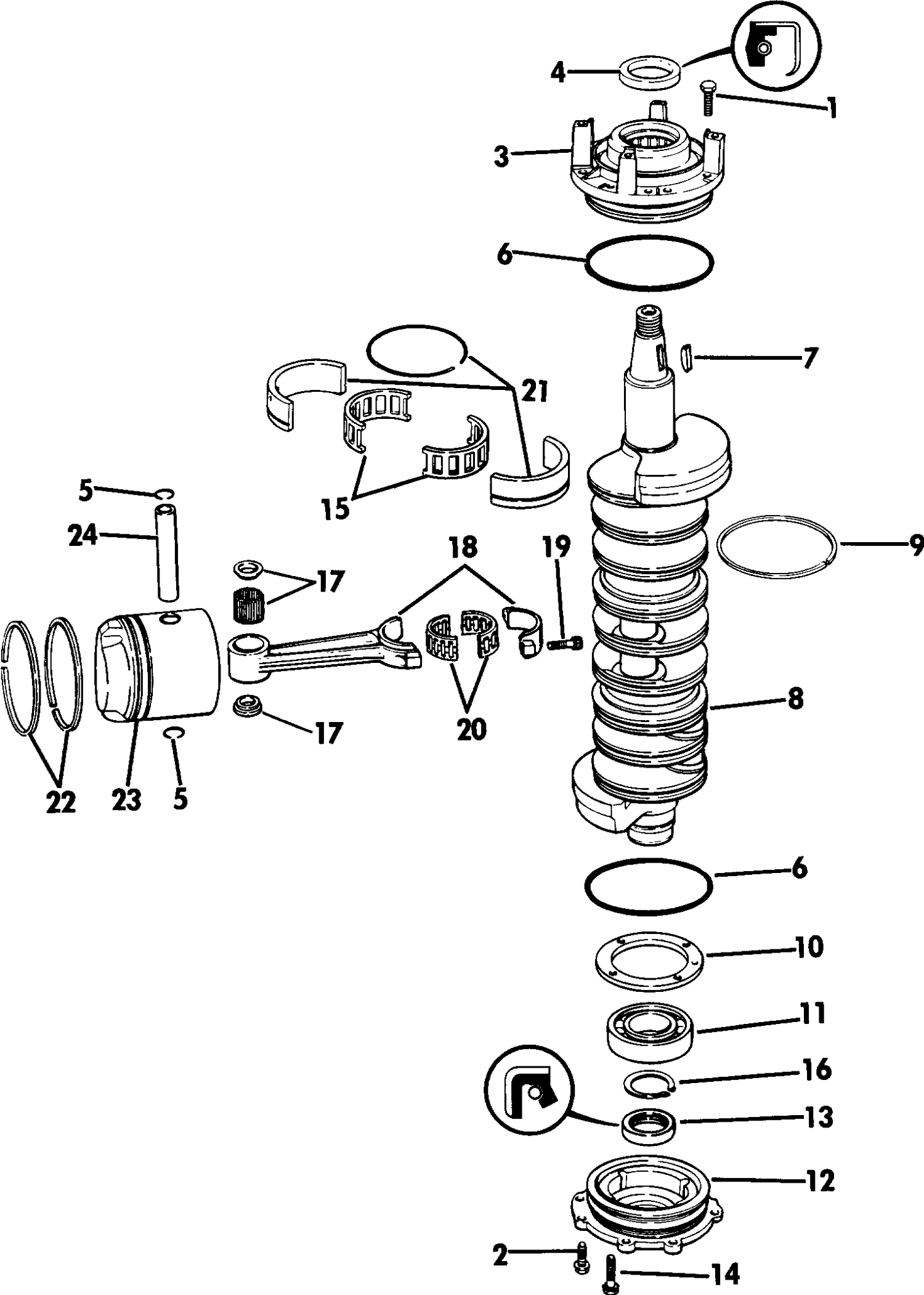 CRANKSHAFT & PISTON