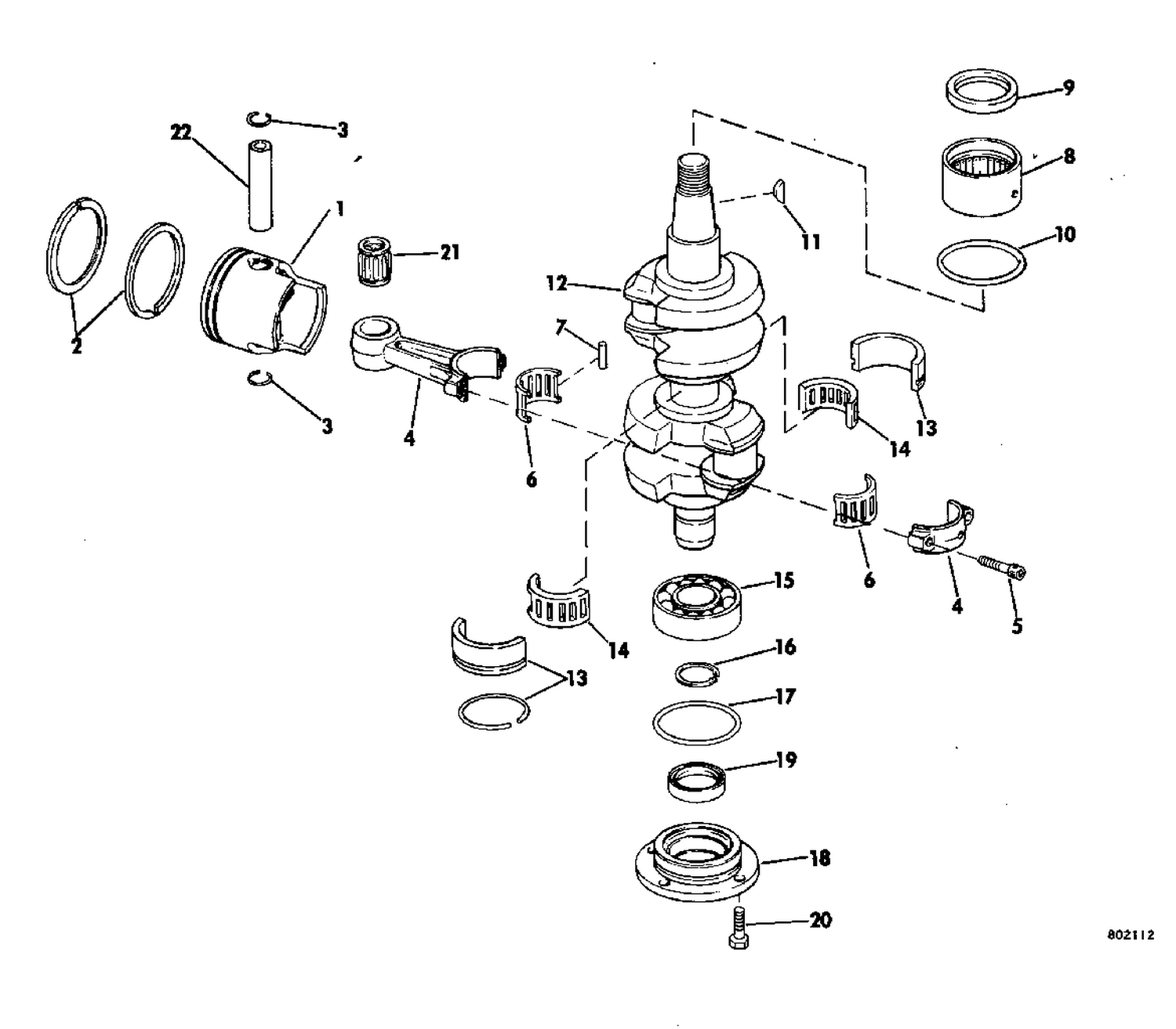 CRANKSHAFT & PISTON