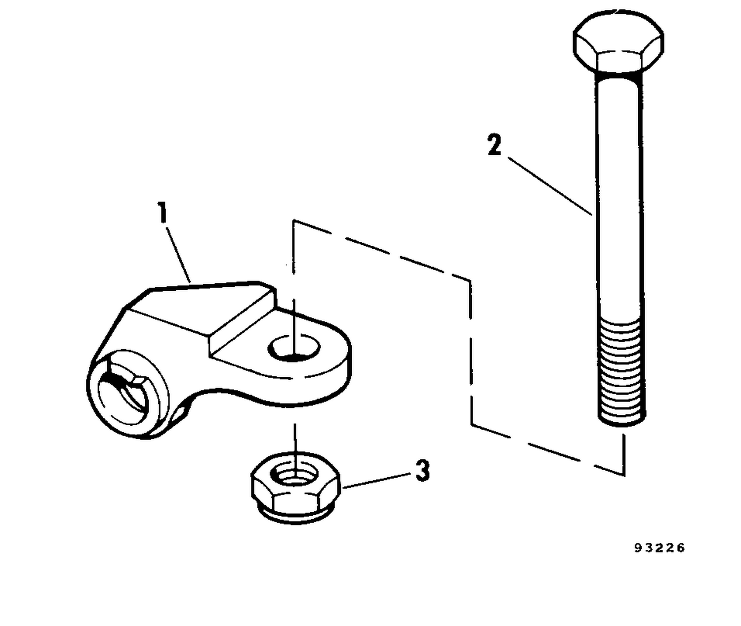 ADAPTER KIT-AUXILIARY MOTOR STEERING TO DUAL CABLE