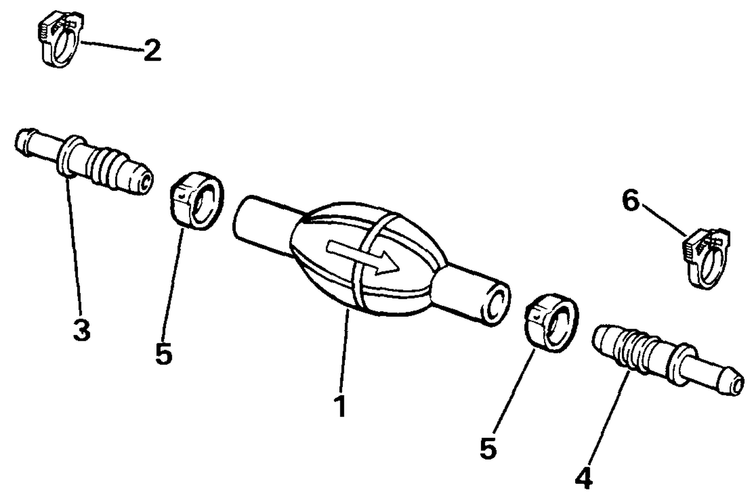 PRIMER BULB KIT - 3/8 IN. I.D. HOSE