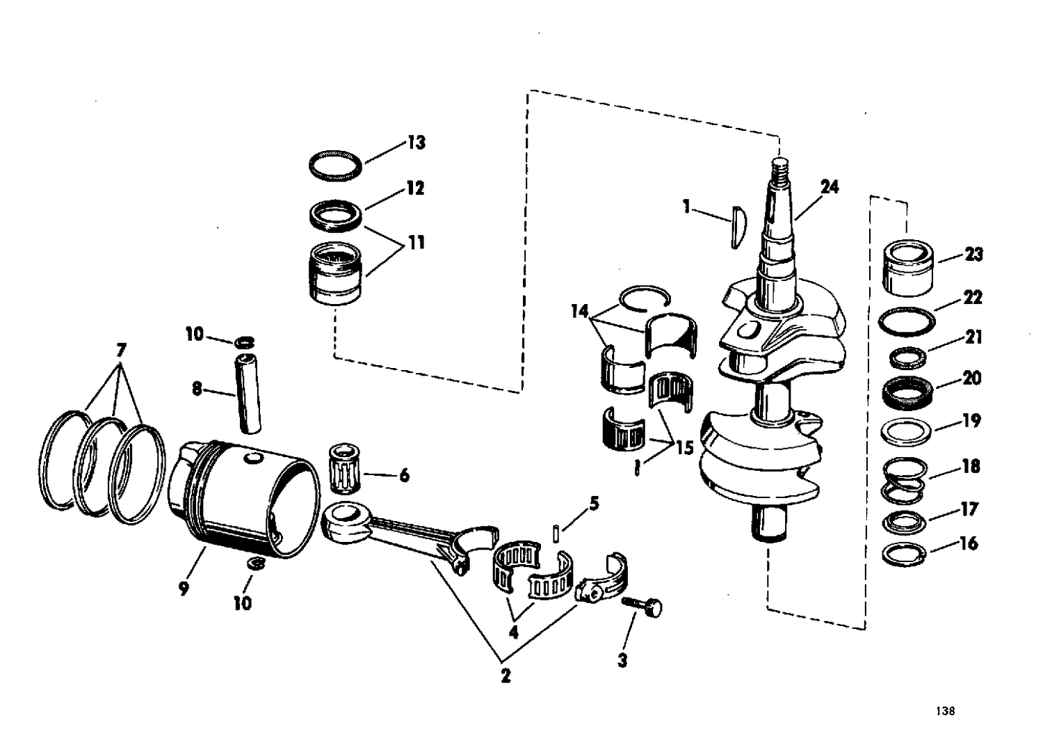 CRANKSHAFT GROUP MANUAL START