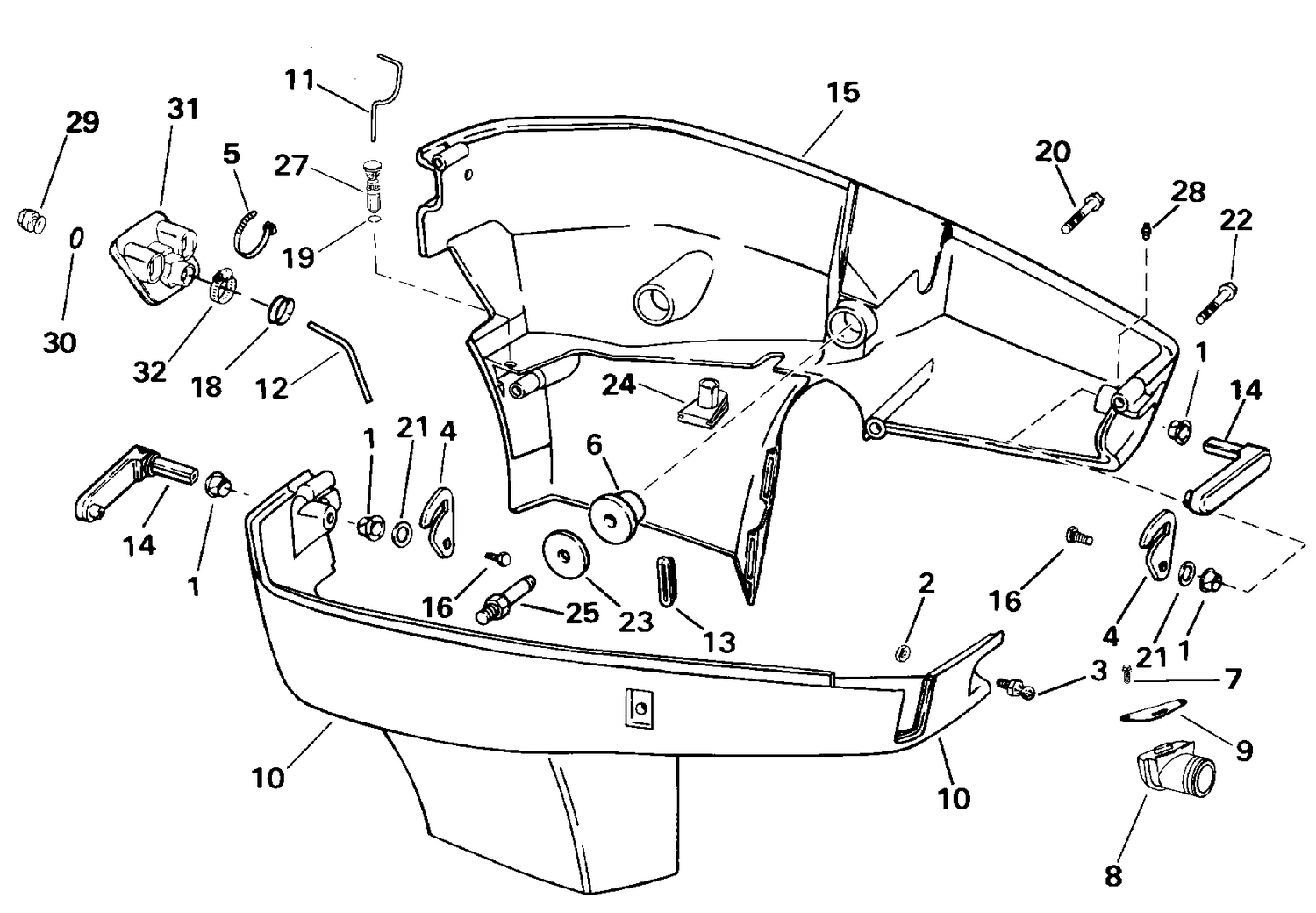 LOWER ENGINE COVER