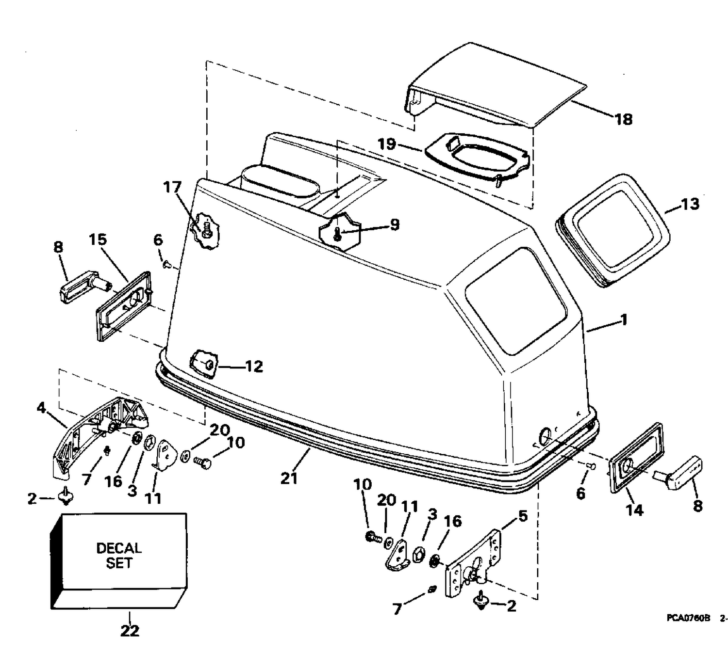 ENGINE COVER - JOHNSON