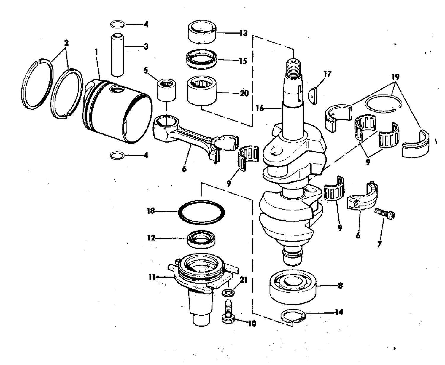 CRANKSHAFT & PISTON