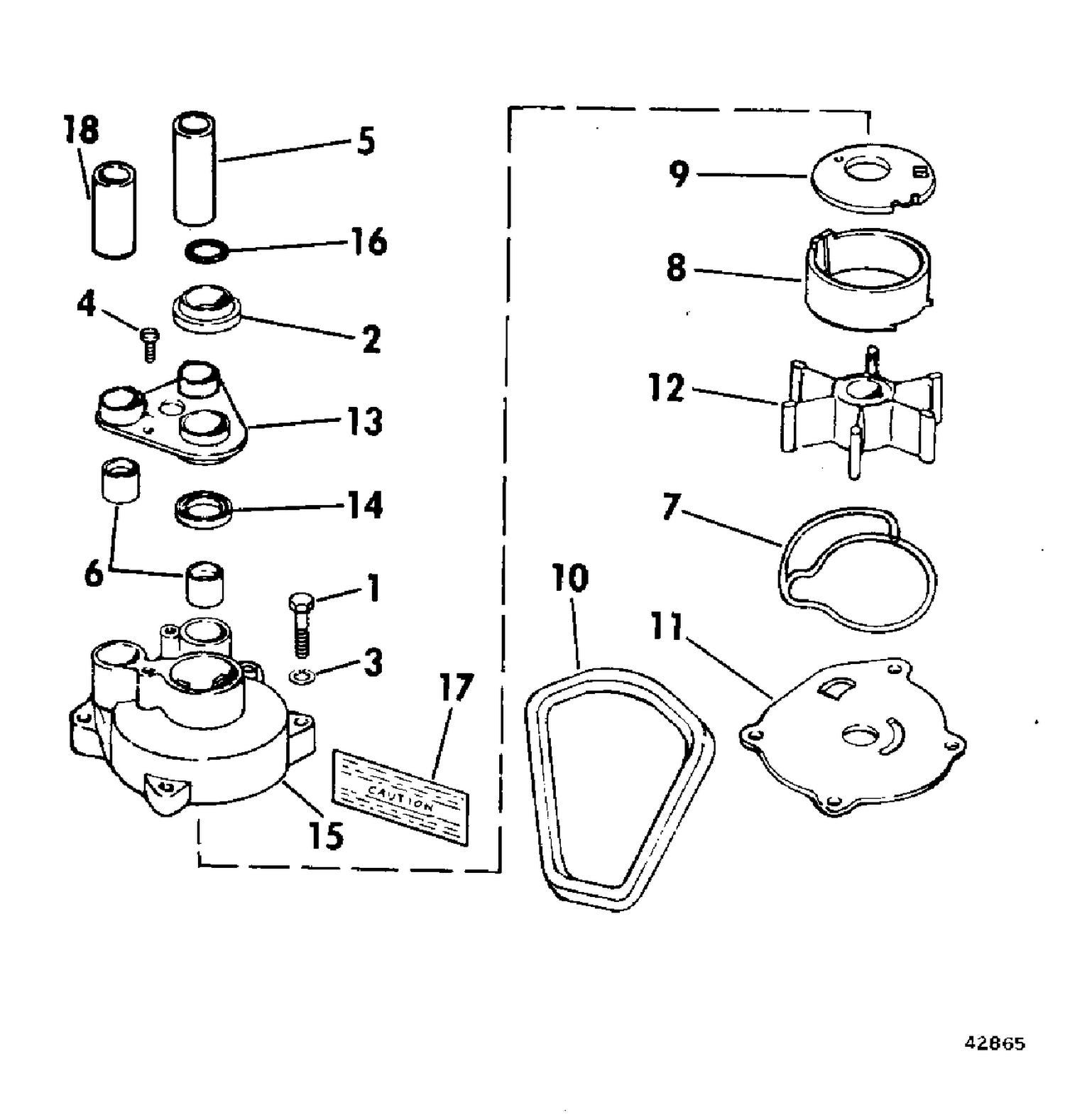 CHROME PUMP KITS 85, 115 & 135 H.P.