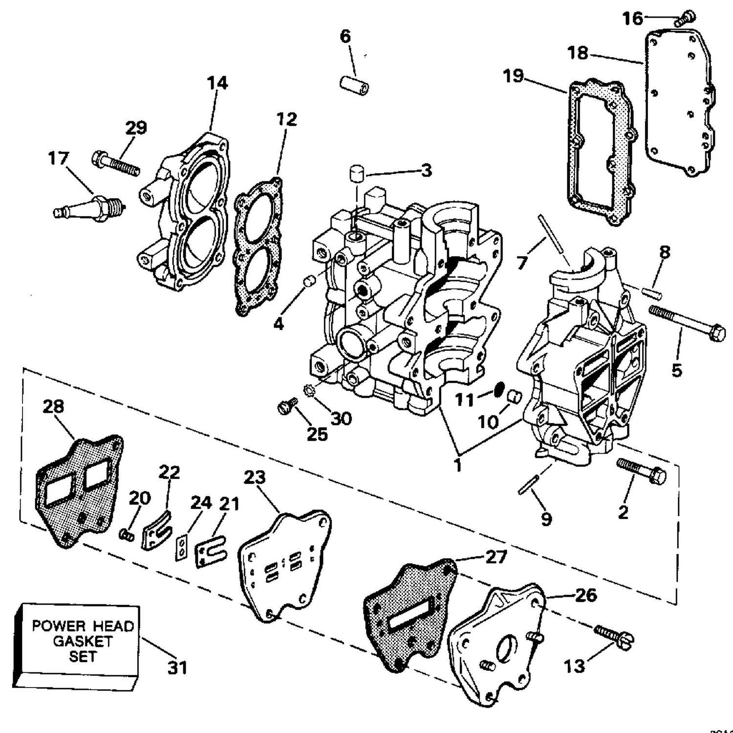 CYLINDER, CRANKCASE, & INTAKE MANIFOLD