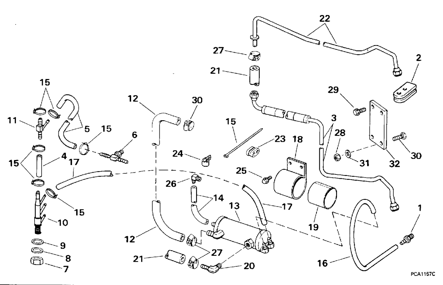STEERING HOSE KIT