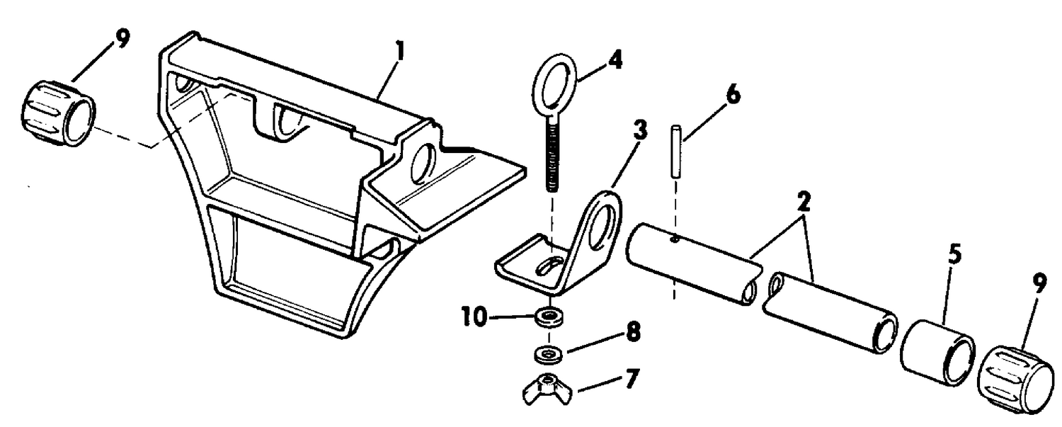 CANOE MOTOR BRACKET KIT