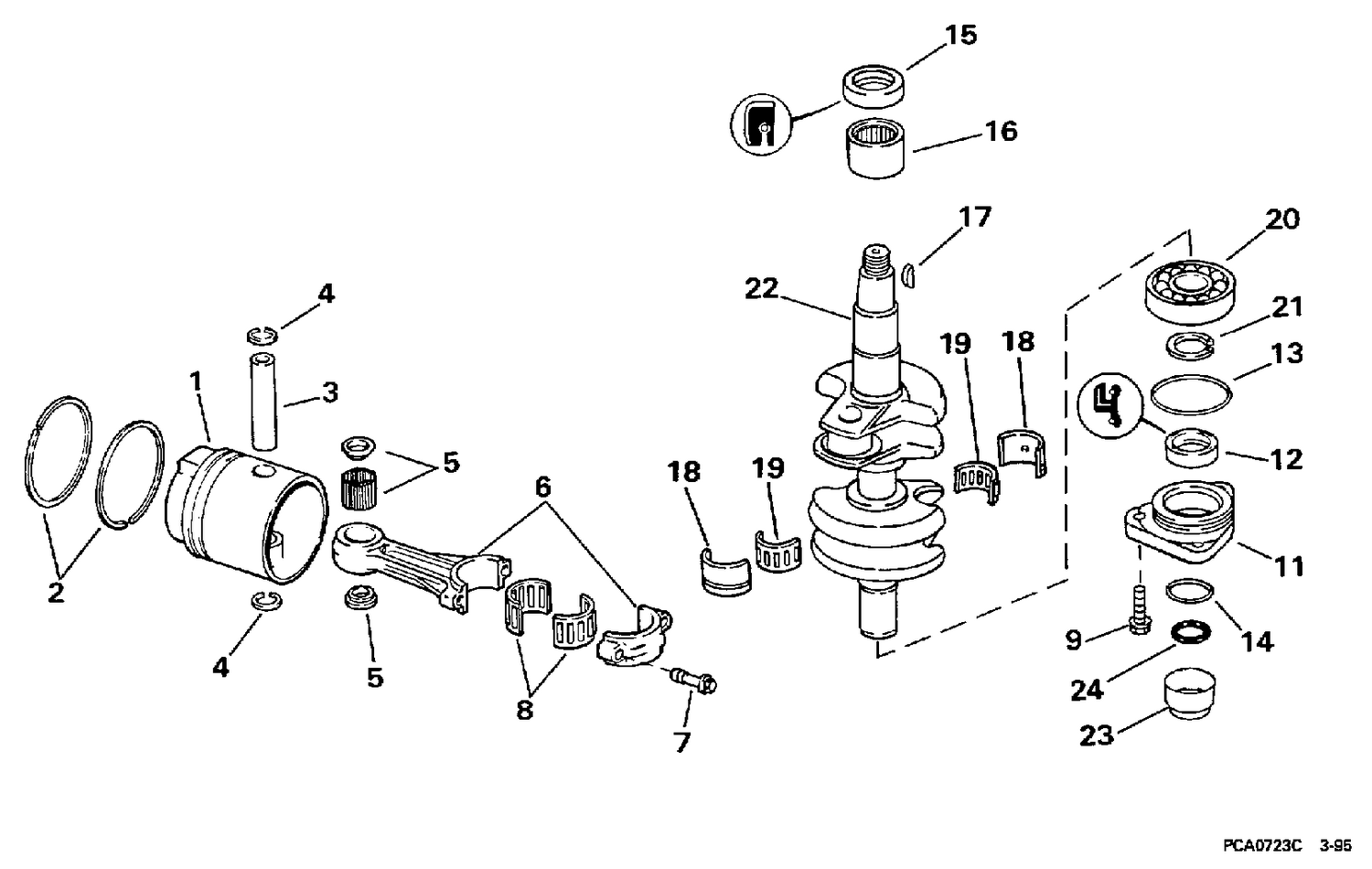 CRANKSHAFT & PISTON