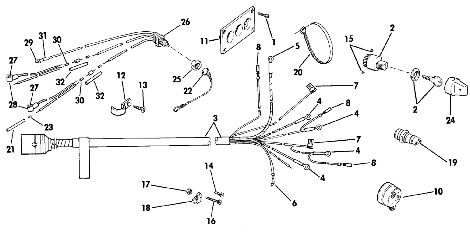 WIRING KIT - DUAL ENGINE