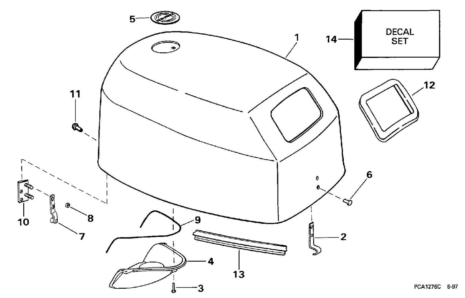 ENGINE COVER -- EVINRUDE