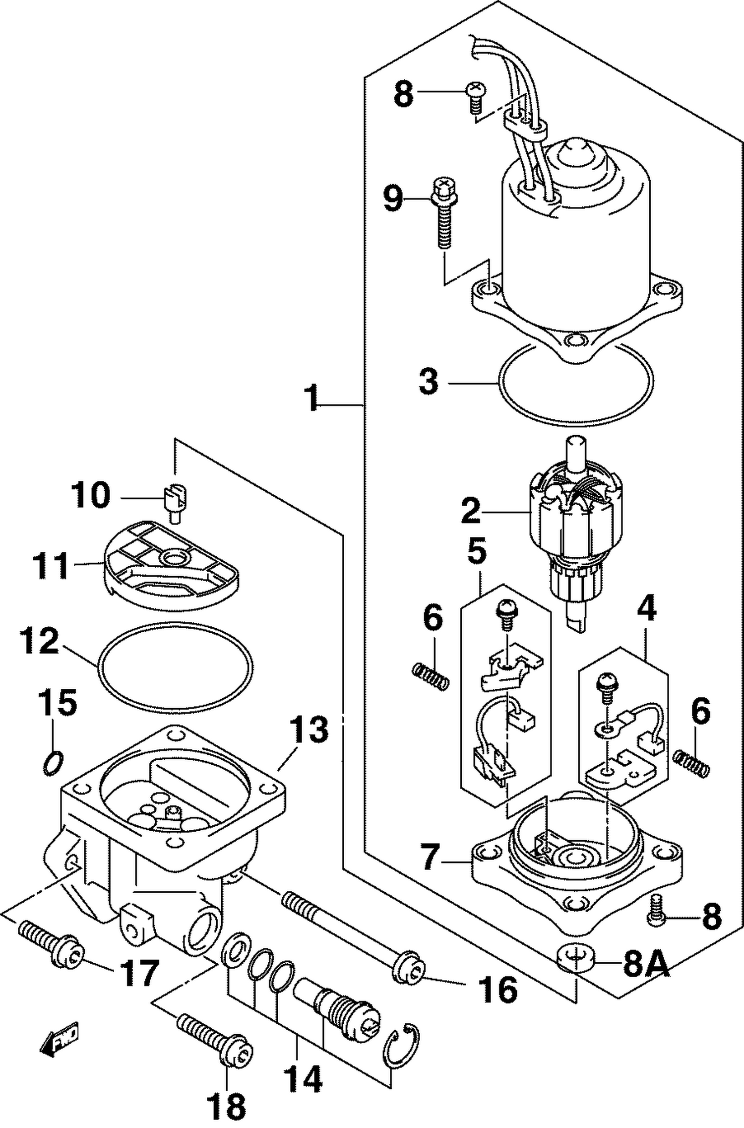 POWER TRIM/TILT ELECTRIC