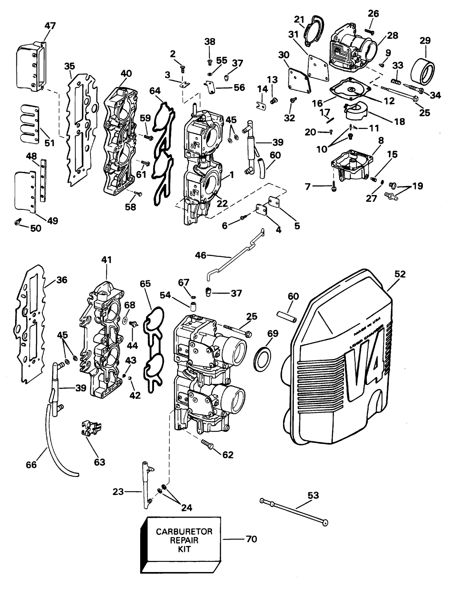 CARBURETOR & INTAKE MANIFOLD
