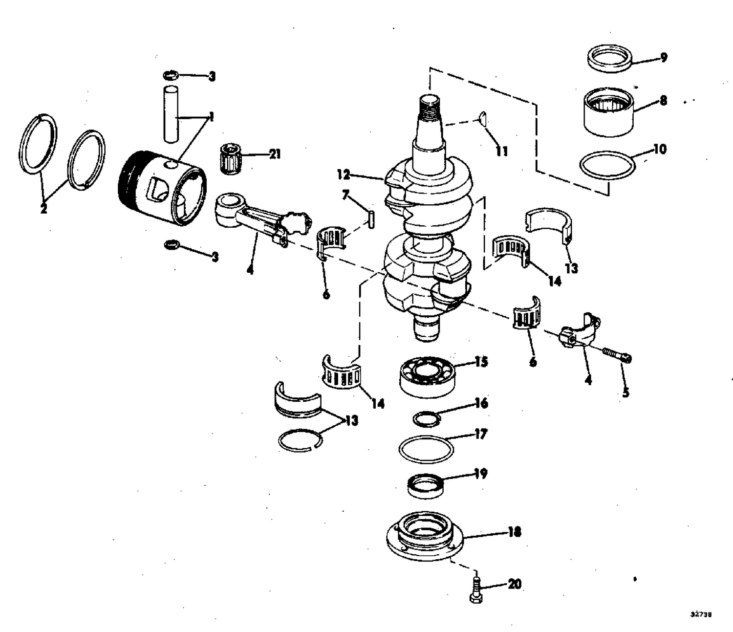 CRANKSHAFT & PISTON
