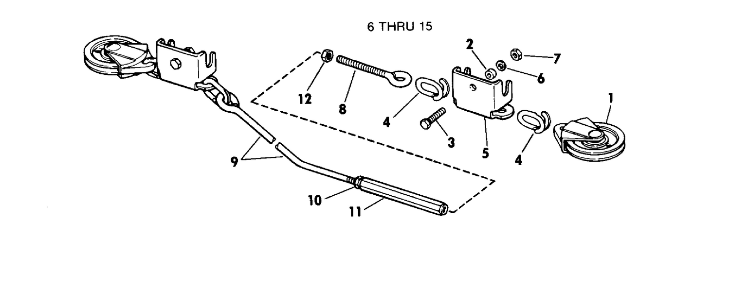 STEERING CONNECTOR KITS - ROPE 6 THRU 15 TWIN MOTOR