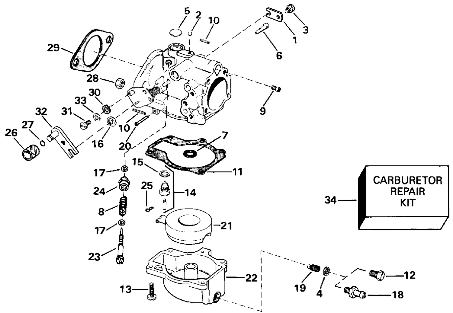CARBURETOR - ALL 40 MODELS