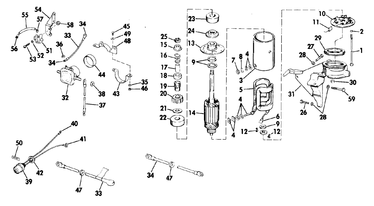 ELECTRIC STARTING KIT 25 HP