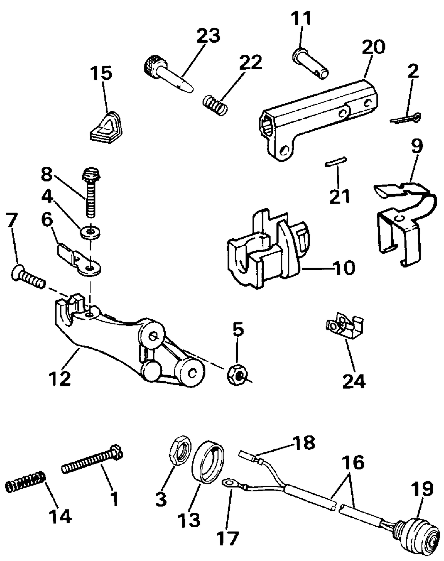 REMOTE CONTROL ADAPTER KIT - 9.9, 15