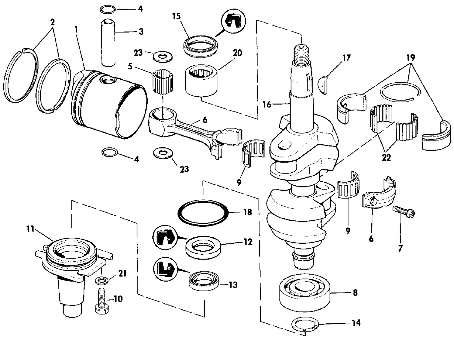 CRANKSHAFT & PISTON