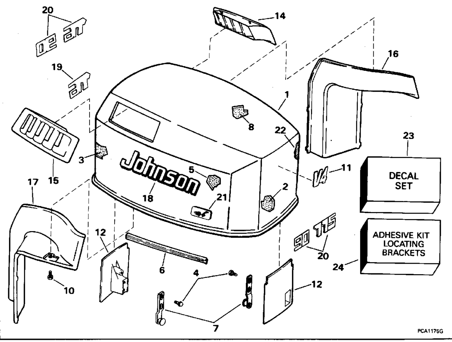 ENGINE COVER - JOHNSON