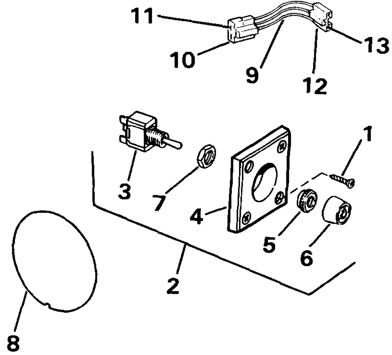 TRIM/TILT SWITCH CONVERSION KIT