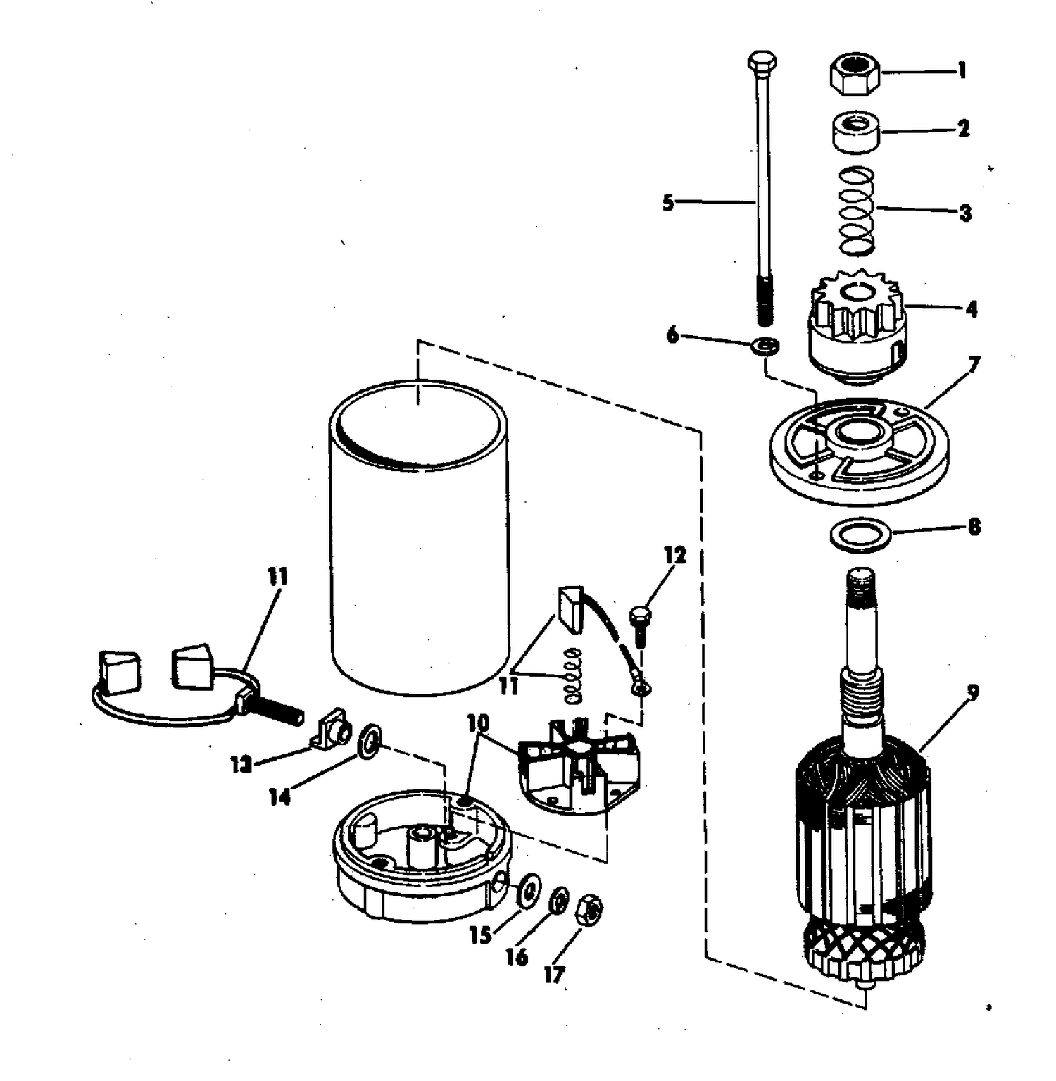 ELECTRIC STARTER AMERICAN BOSCH 10629-23-M030SM