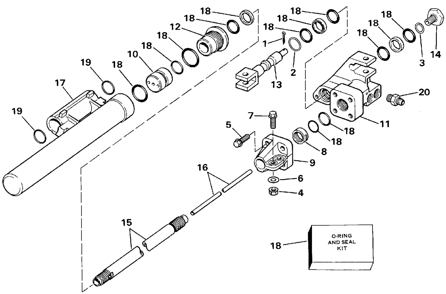 CYLINDER & VALVE ASSEMBLY