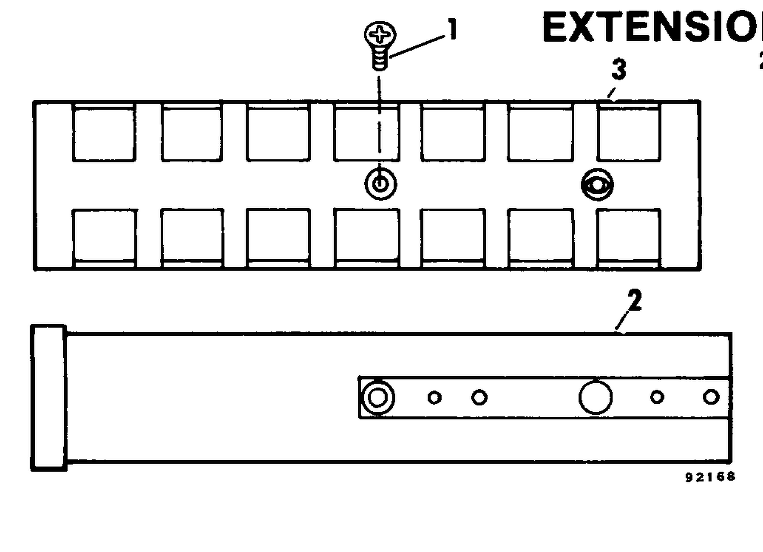 EXTENSION HANDLE KIT 35 - 35