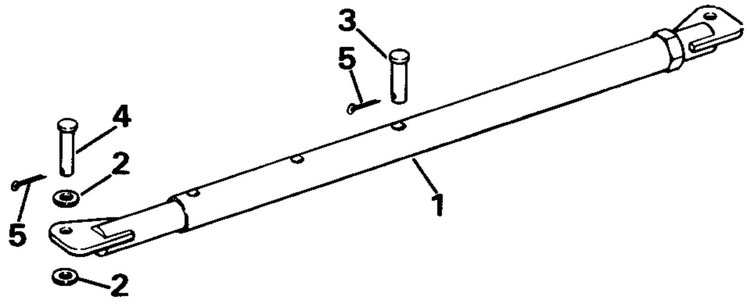 TIE BAR KIT - DUAL ENGINE