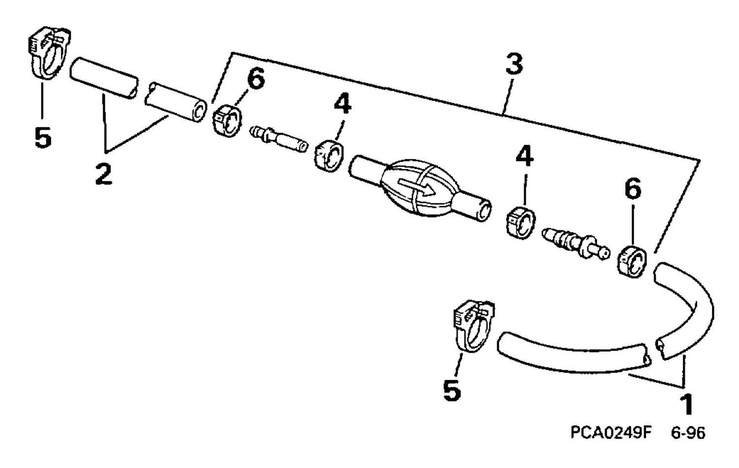 PRIMER BULB & HOSE - 3/8 IN. I.D. HOSE