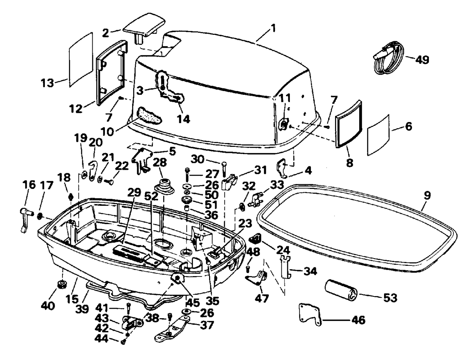 ENGINE COVER - JOHNSON