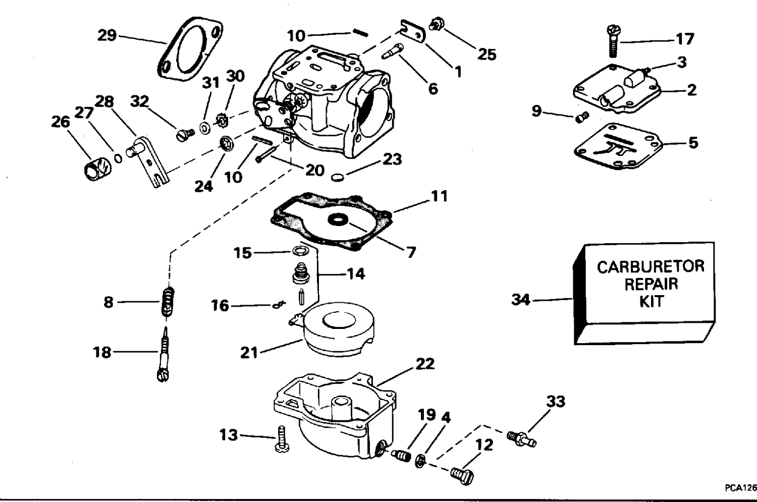 CARBURETOR - ALL 40 MODELS