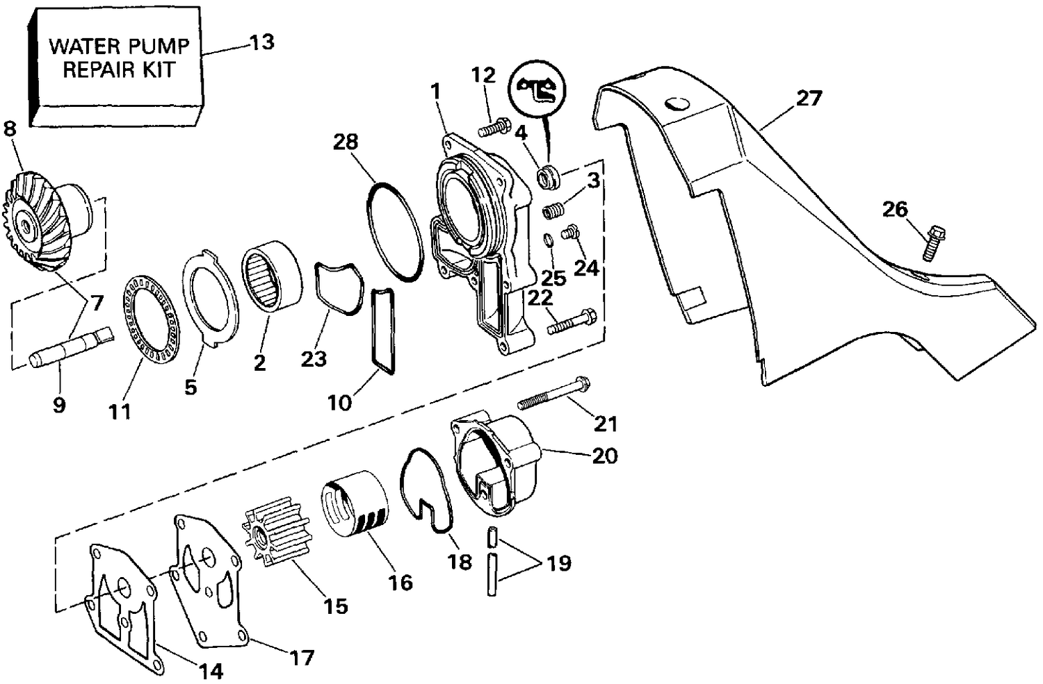 WATER PUMP AND ADAPTOR