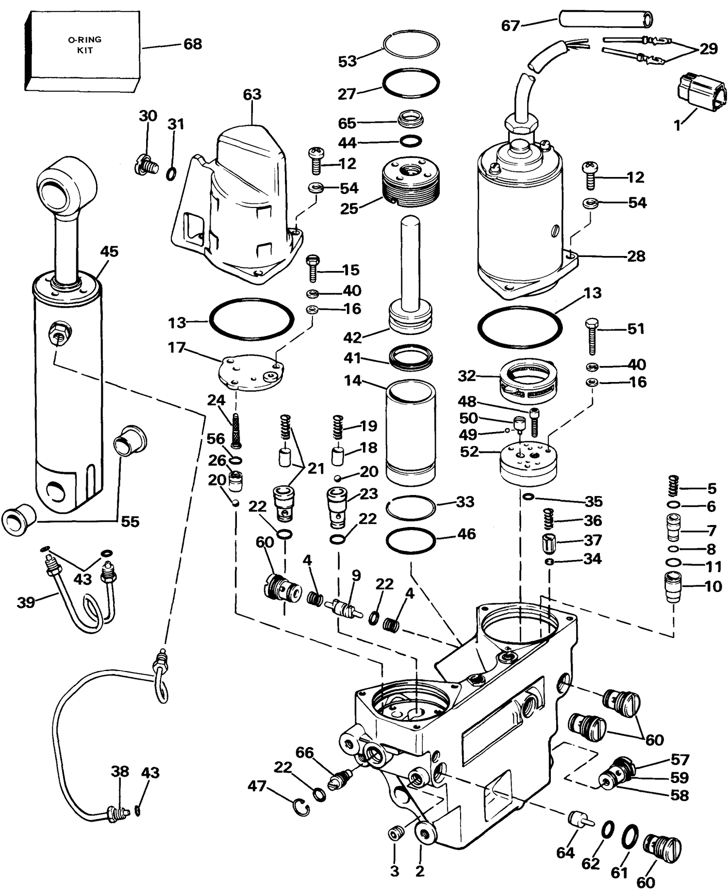 POWER TRIM/TILT HYDRAULIC ASSEMBLY