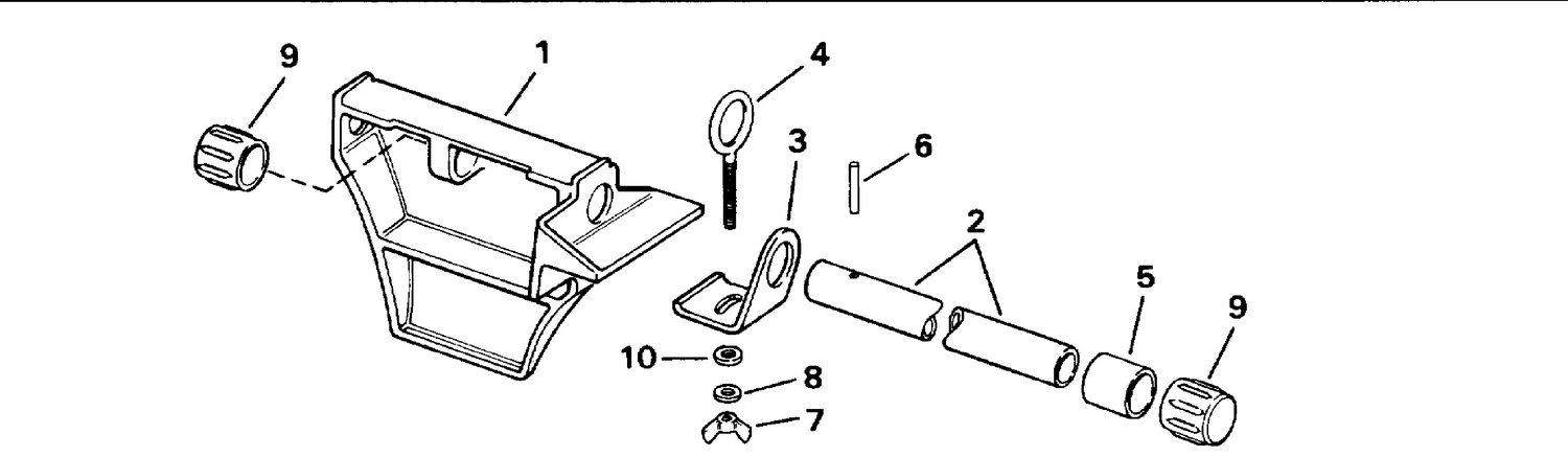 CANOE MOTOR BRACKET KIT