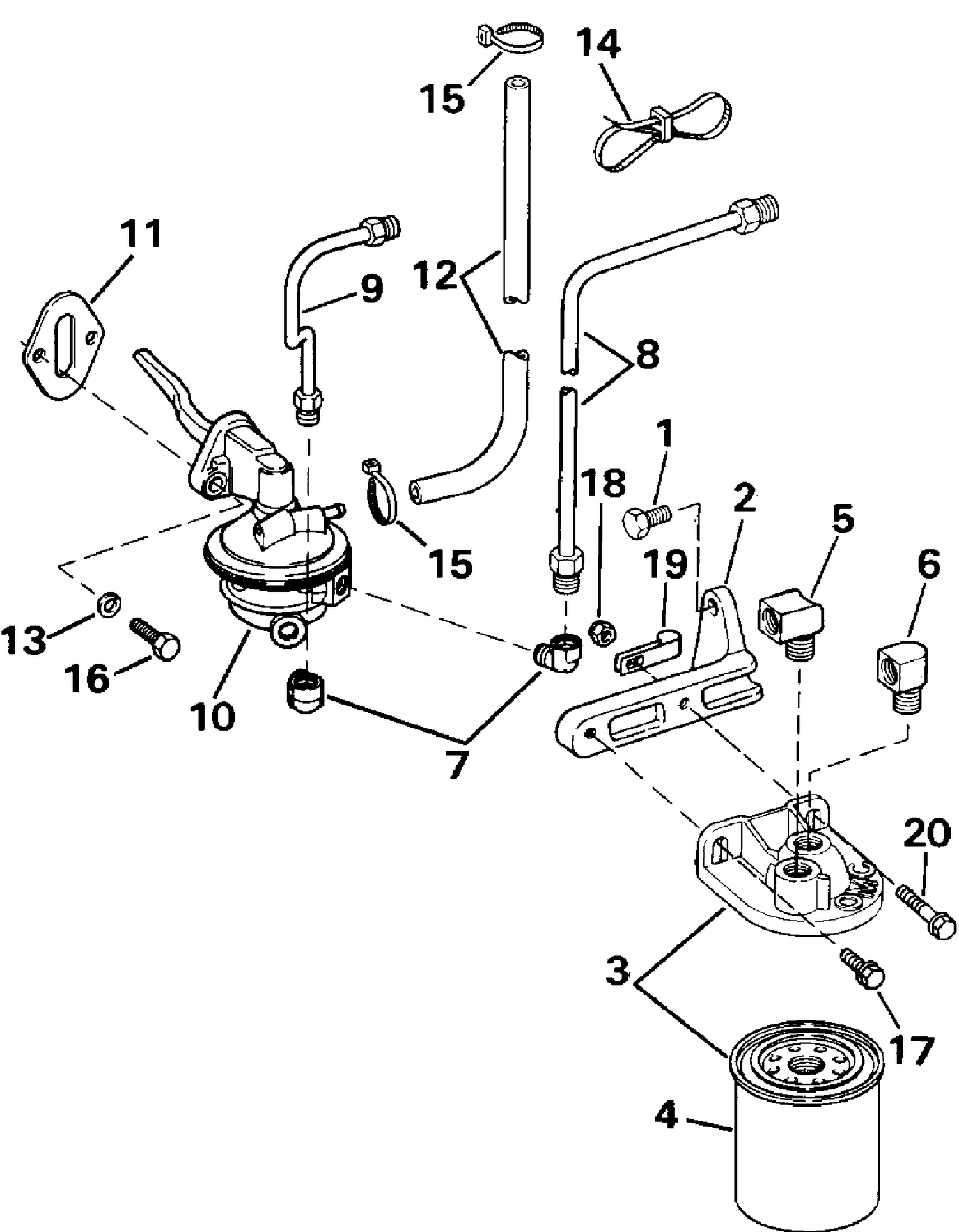 FUEL PUMP AND FILTER