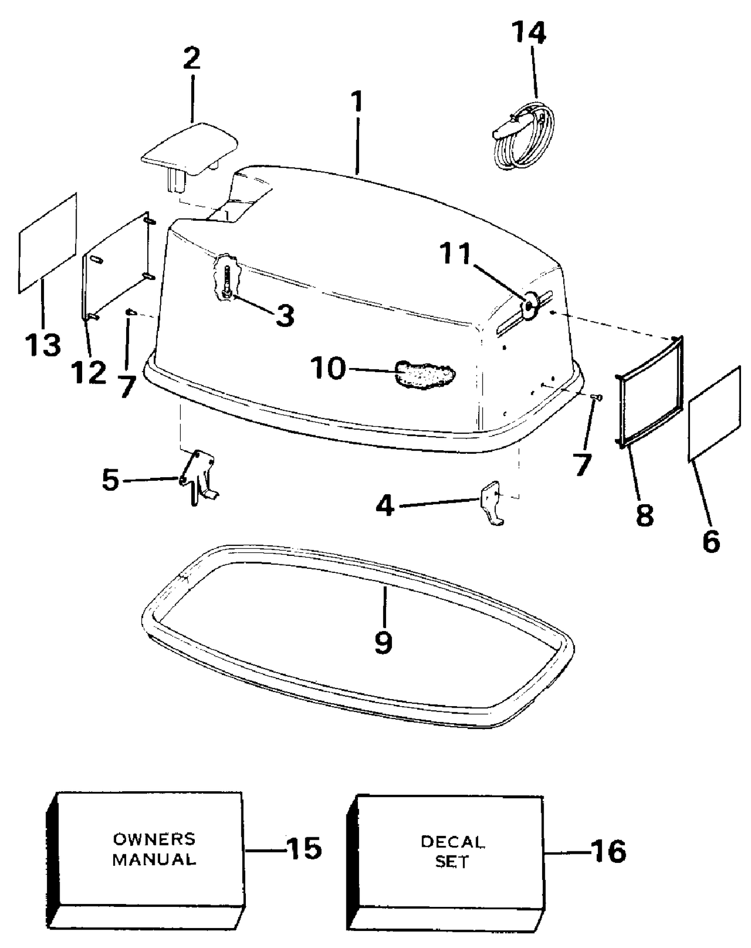 ENGINE COVER - JOHNSON