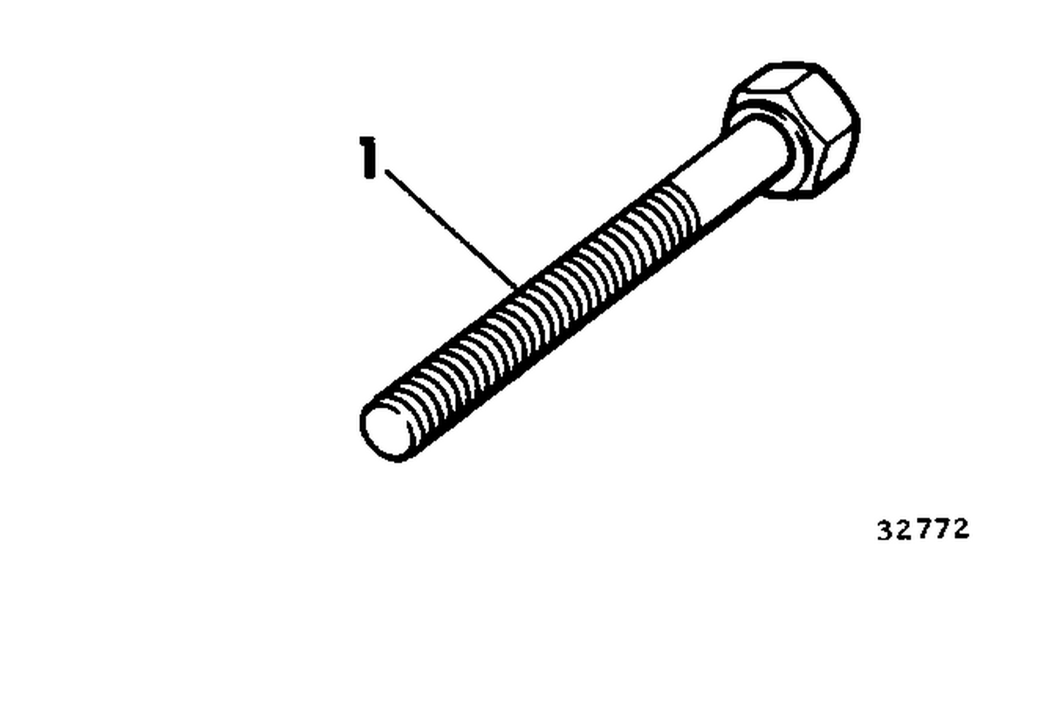 LONG TRANSOM BOLT KIT 60-140