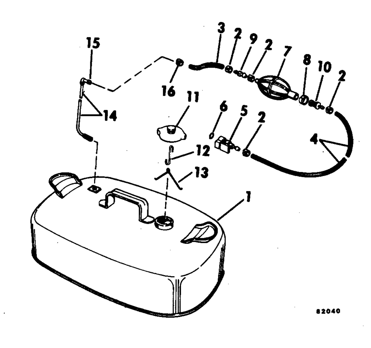 FUEL TANK - 3 GALLON