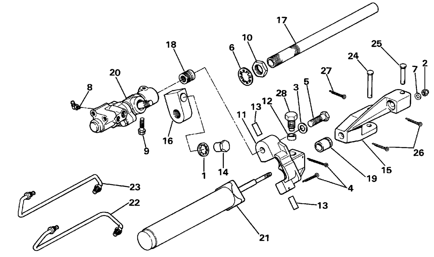 POWER STEERING CYLINDER