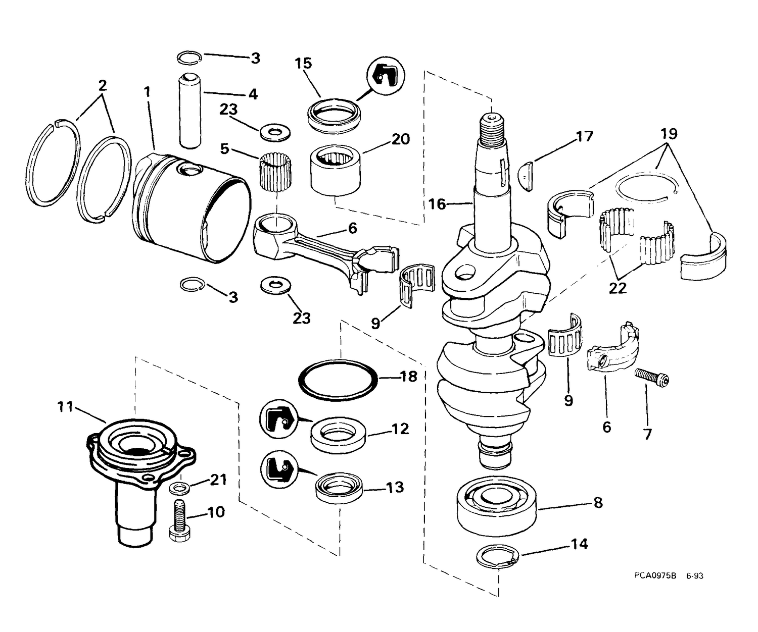 CRANKSHAFT & PISTON